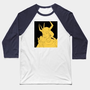 Cyberpunk Samurai Colors Baseball T-Shirt